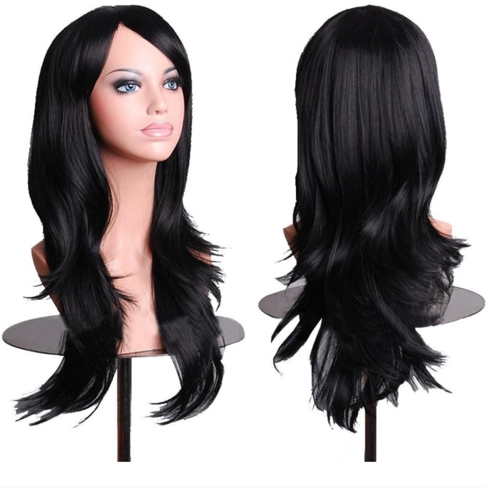 New long wigs 28". Pink purple blonde blue CHOOSE 1.